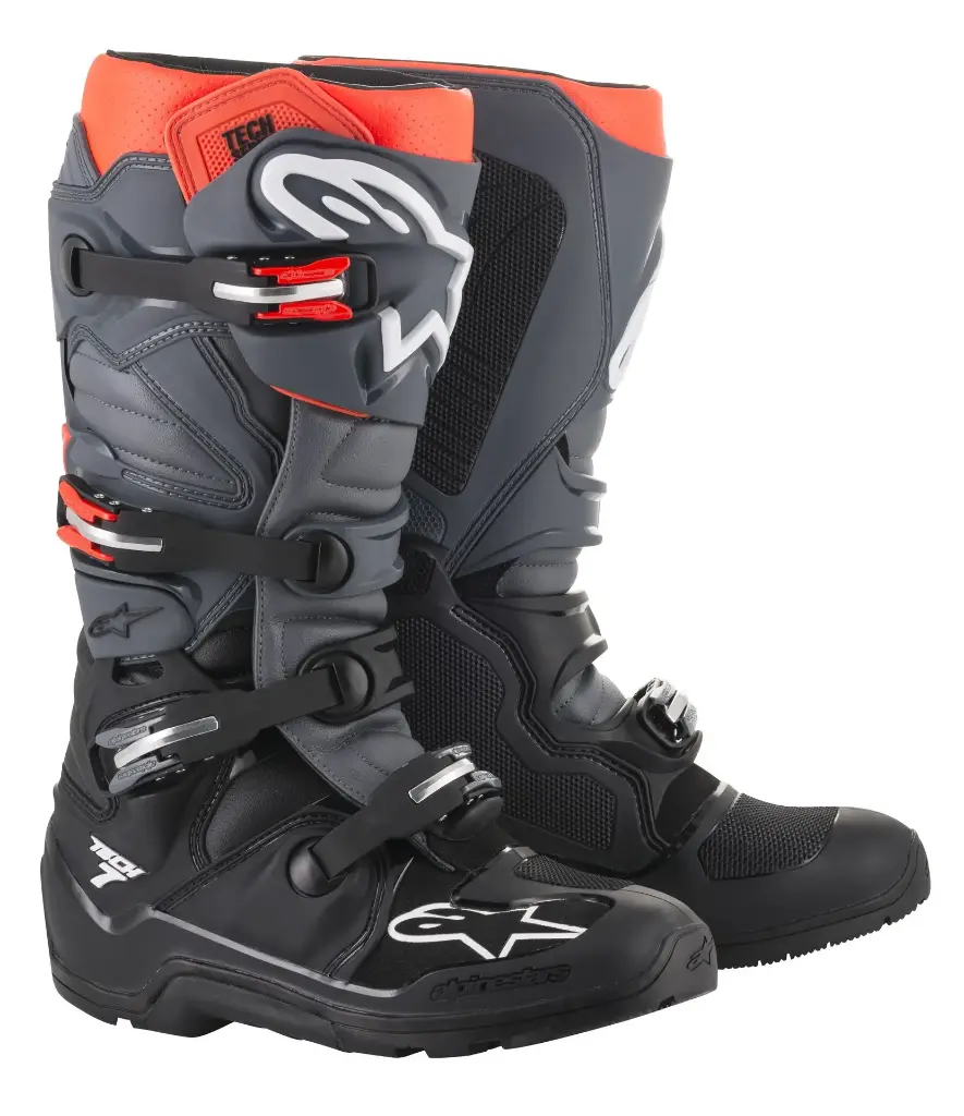 20121141133 TECH 7 ENDURO BLK GRY RED FL Size 13