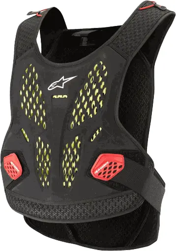 SEQUENCE CHEST PROTECTOR - ANTHRACITE RED 6701819143